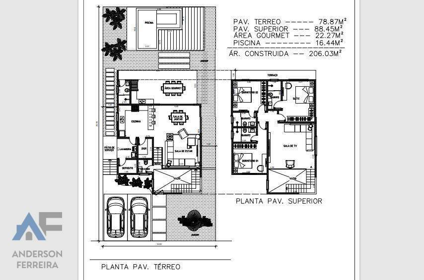 Casa à venda com 3 quartos, 206m² - Foto 4