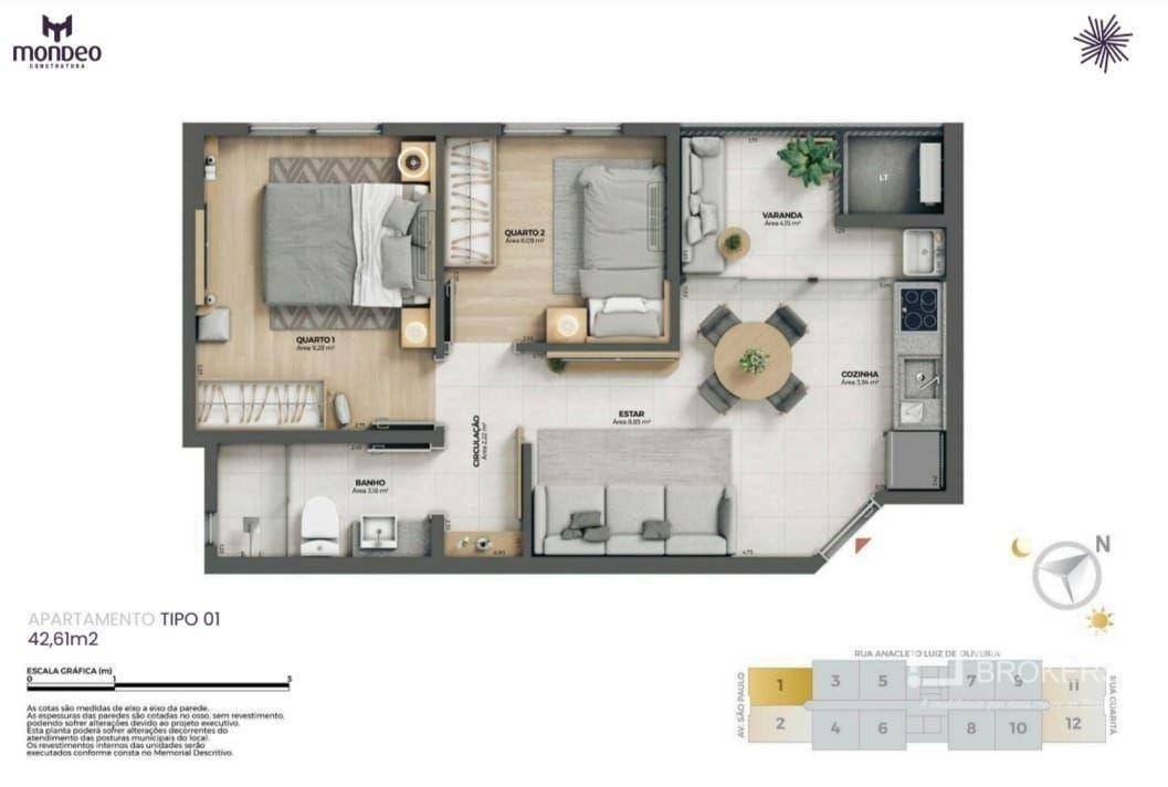 Apartamento à venda com 1 quarto, 33m² - Foto 37