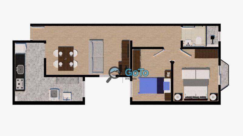 Apartamento à venda com 2 quartos, 59m² - Foto 12