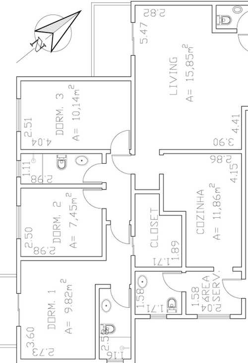 Apartamento à venda com 3 quartos, 102m² - Foto 5