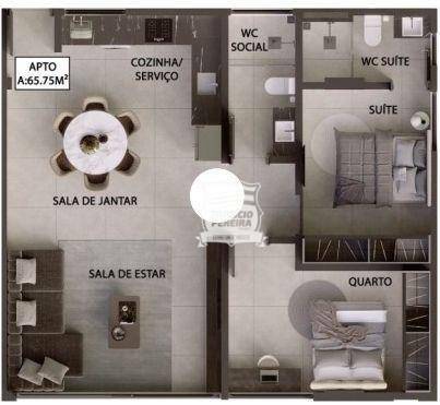 Apartamento à venda com 2 quartos, 65m² - Foto 20