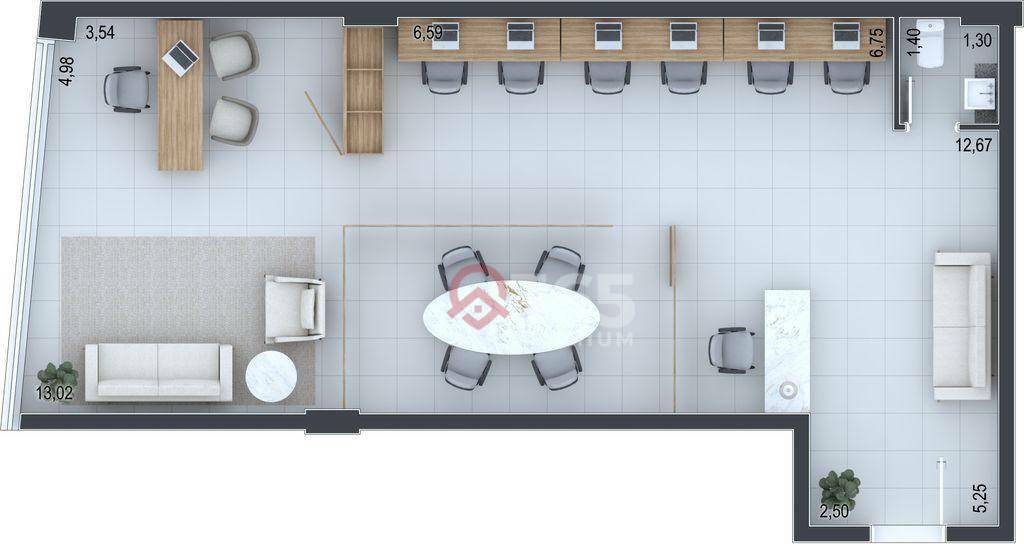 Conjunto Comercial-Sala à venda, 53m² - Foto 10