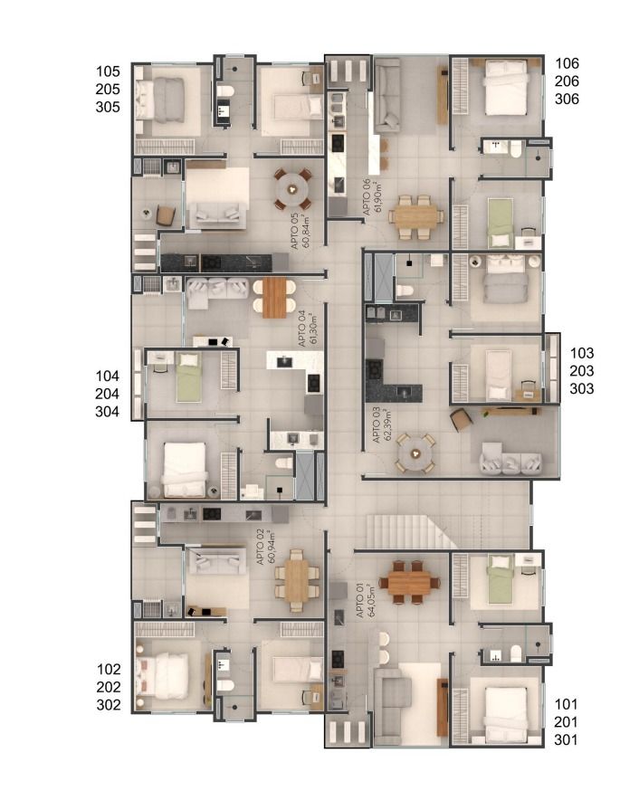 Apartamento à venda com 2 quartos, 67M2 - Foto 5