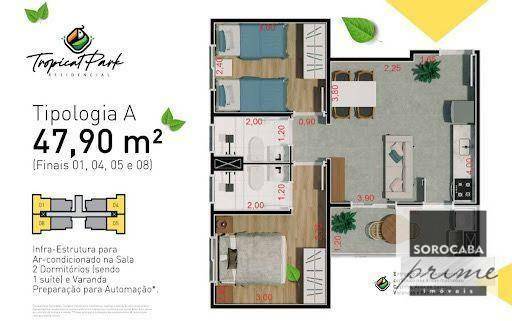 Apartamento à venda com 2 quartos, 47m² - Foto 8