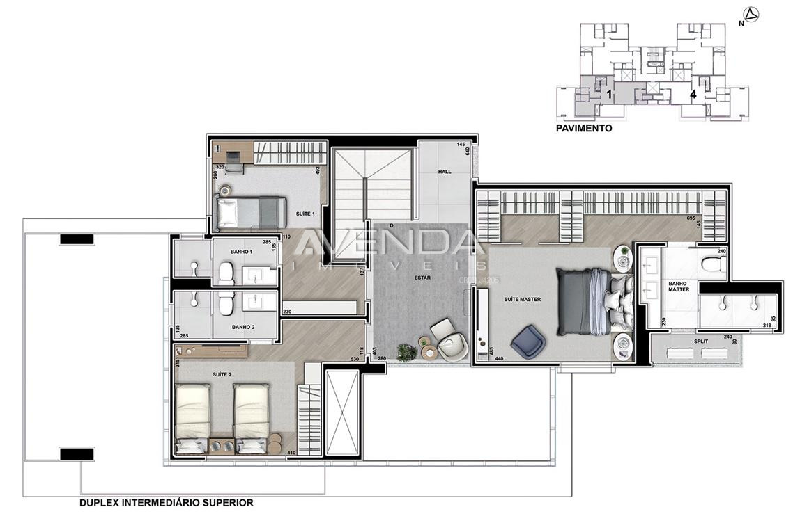 Apartamento à venda com 3 quartos, 131m² - Foto 13