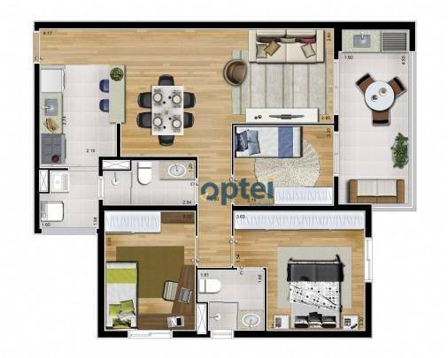 Apartamento à venda e aluguel com 2 quartos, 65m² - Foto 28