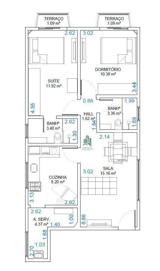 Apartamento à venda com 2 quartos, 70m² - Foto 20