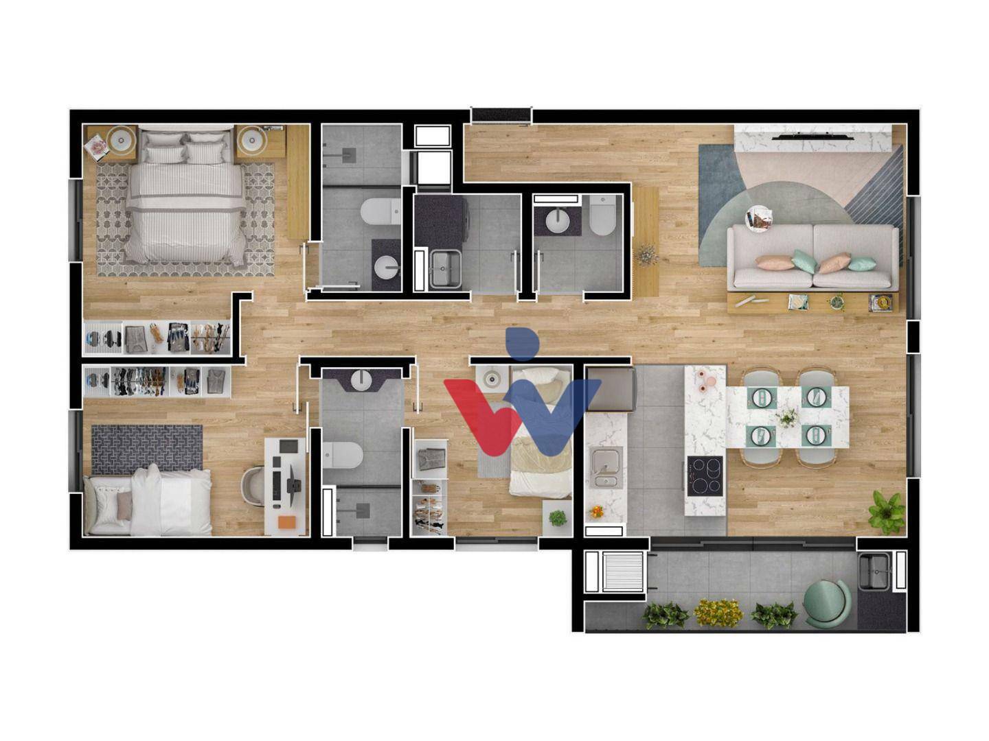 Apartamento à venda com 2 quartos, 53m² - Foto 28