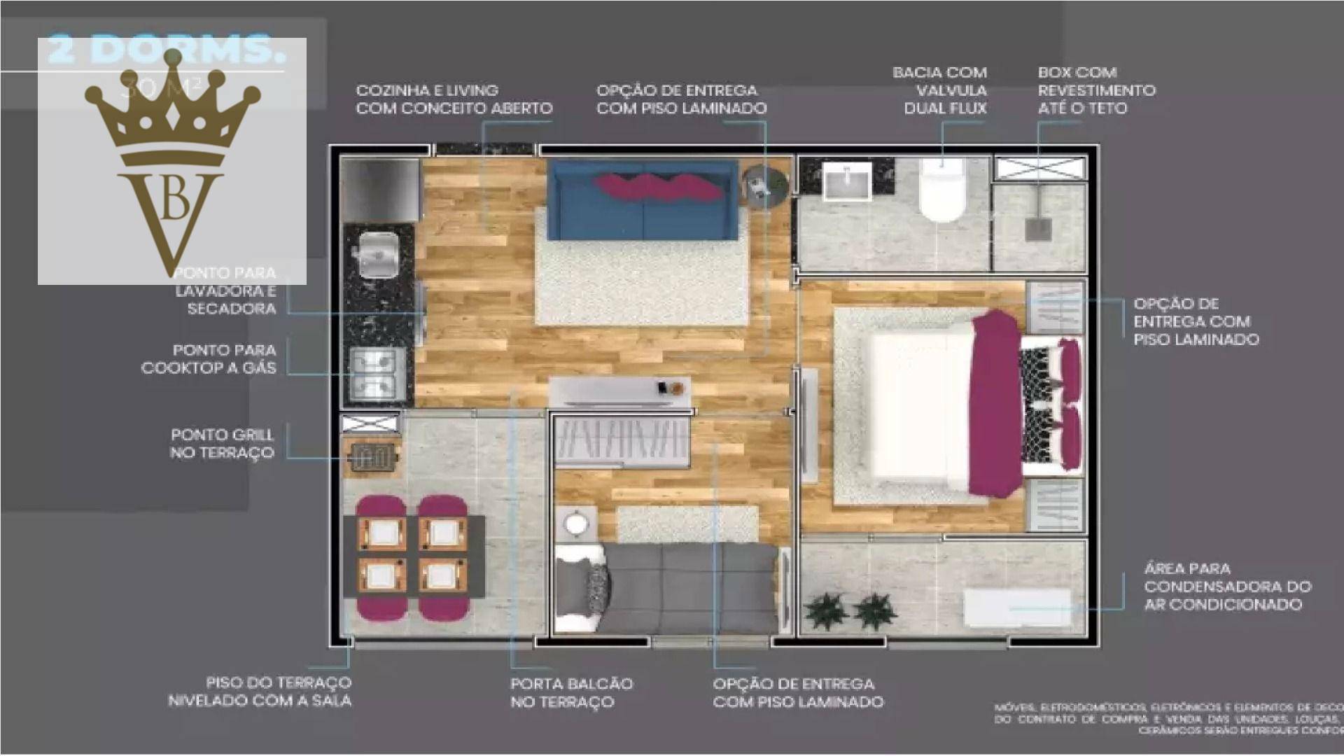 Apartamento à venda com 2 quartos, 35m² - Foto 11