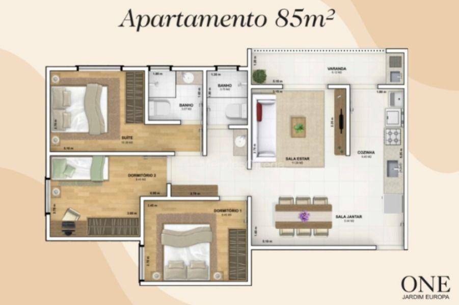 Apartamento para alugar com 3 quartos, 85m² - Foto 20