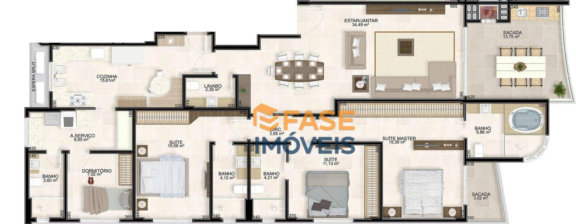 Apartamento à venda com 3 quartos, 172m² - Foto 33