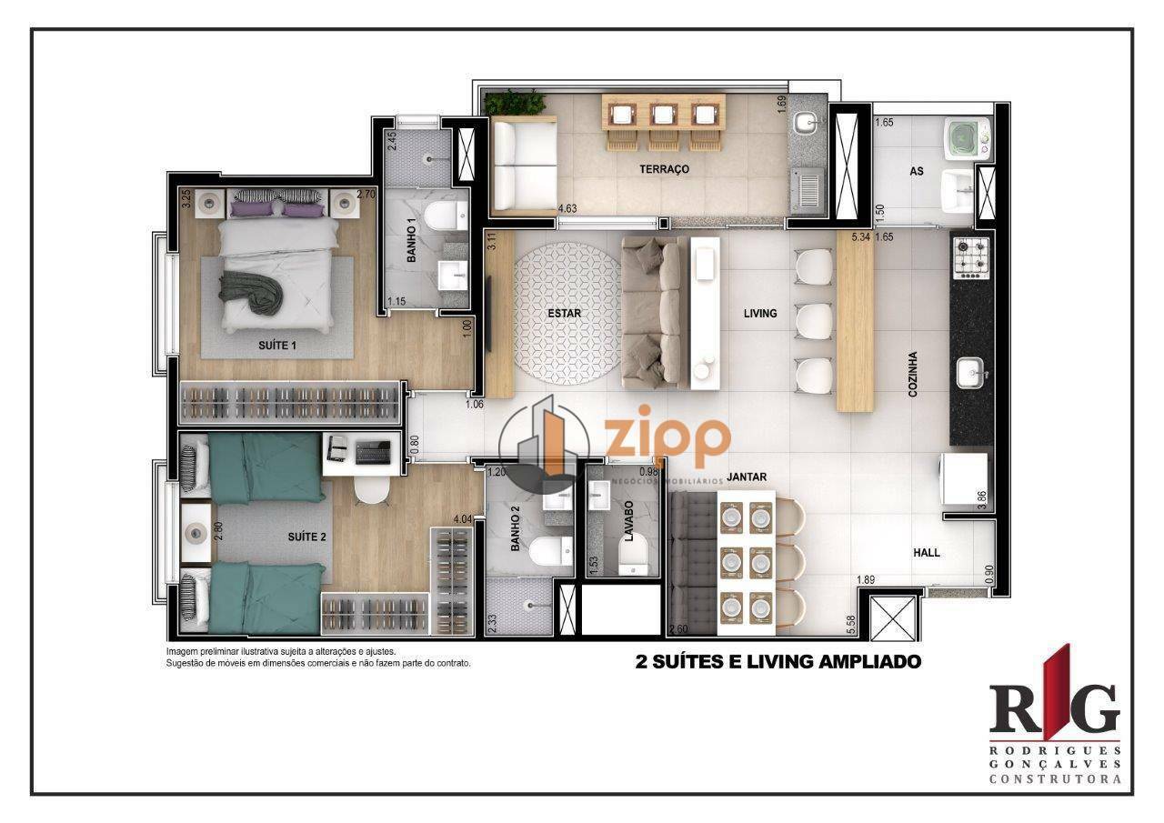 Apartamento à venda com 3 quartos, 83m² - Foto 27