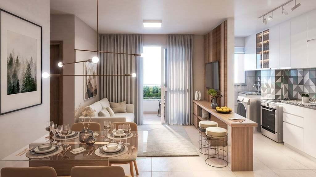 Apartamento à venda com 2 quartos, 55m² - Foto 3