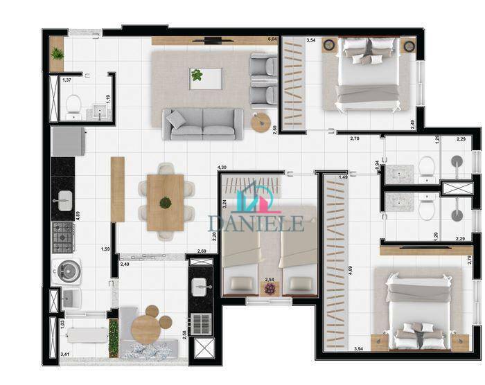 Apartamento à venda com 2 quartos, 70m² - Foto 13