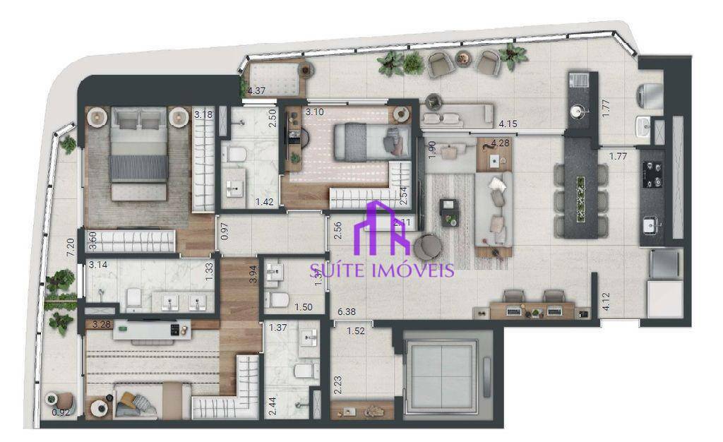 Apartamento à venda com 3 quartos, 106m² - Foto 39