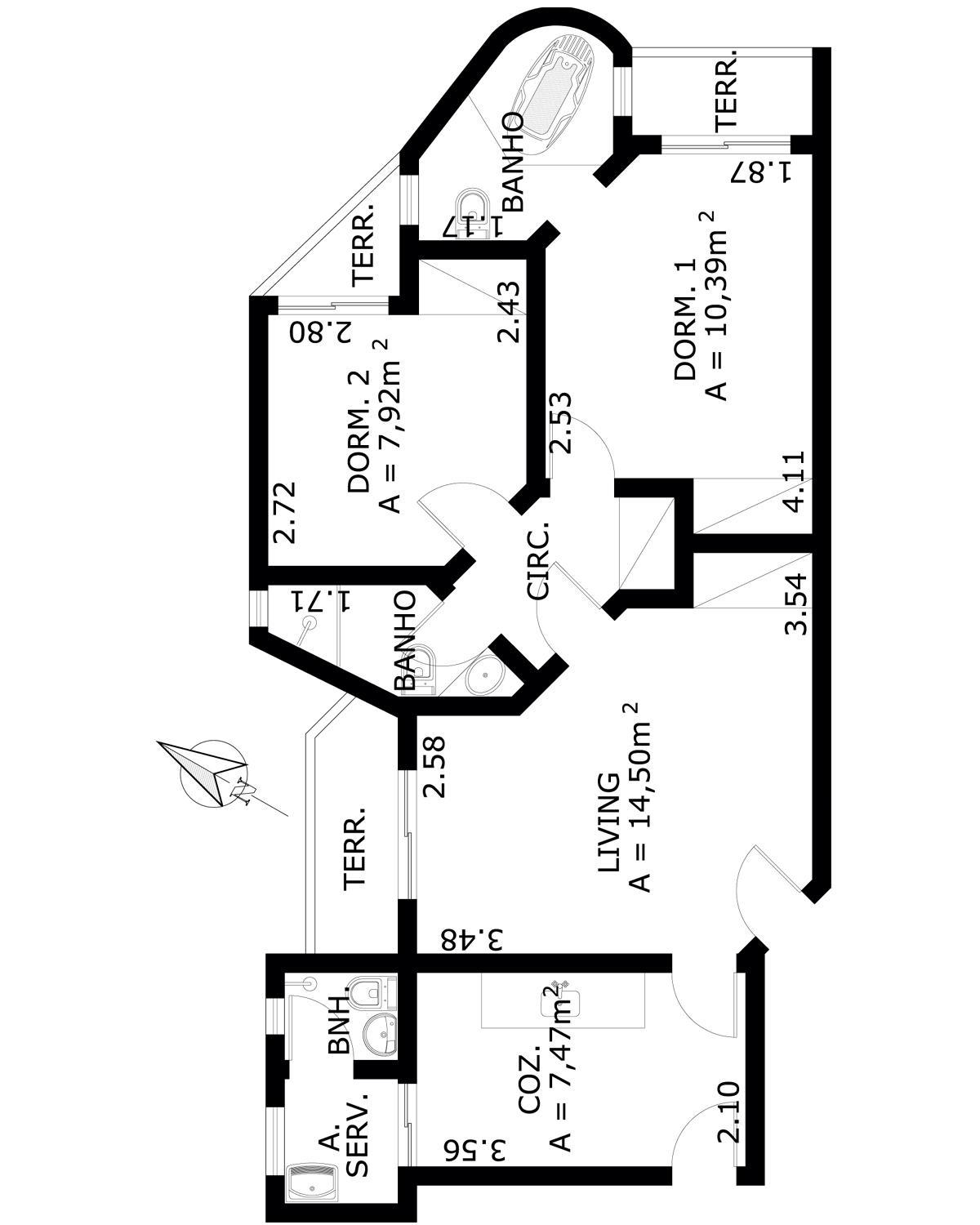 Apartamento à venda com 2 quartos, 67m² - Foto 9