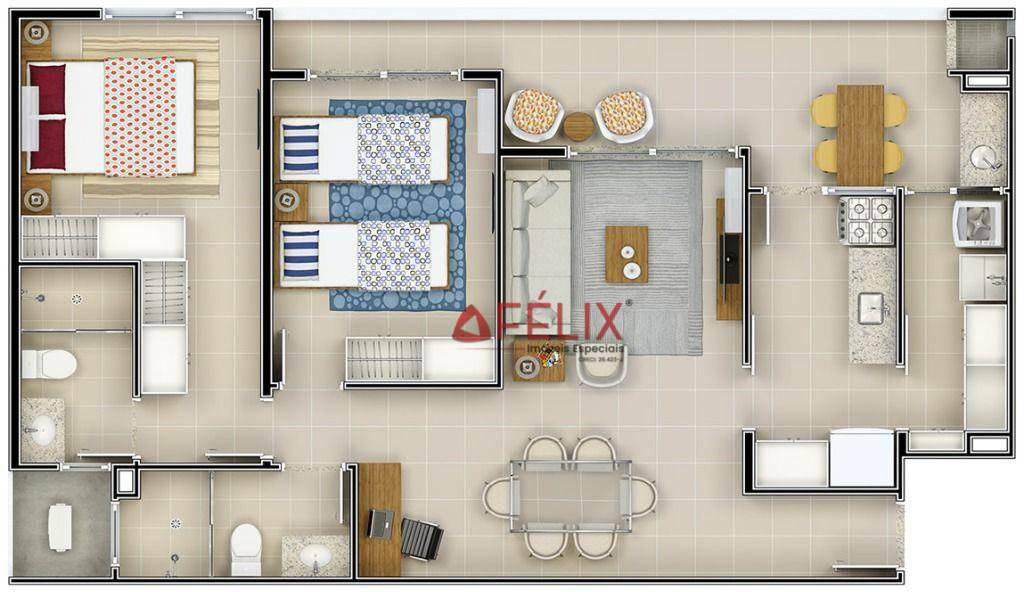 Apartamento à venda com 2 quartos, 82m² - Foto 8