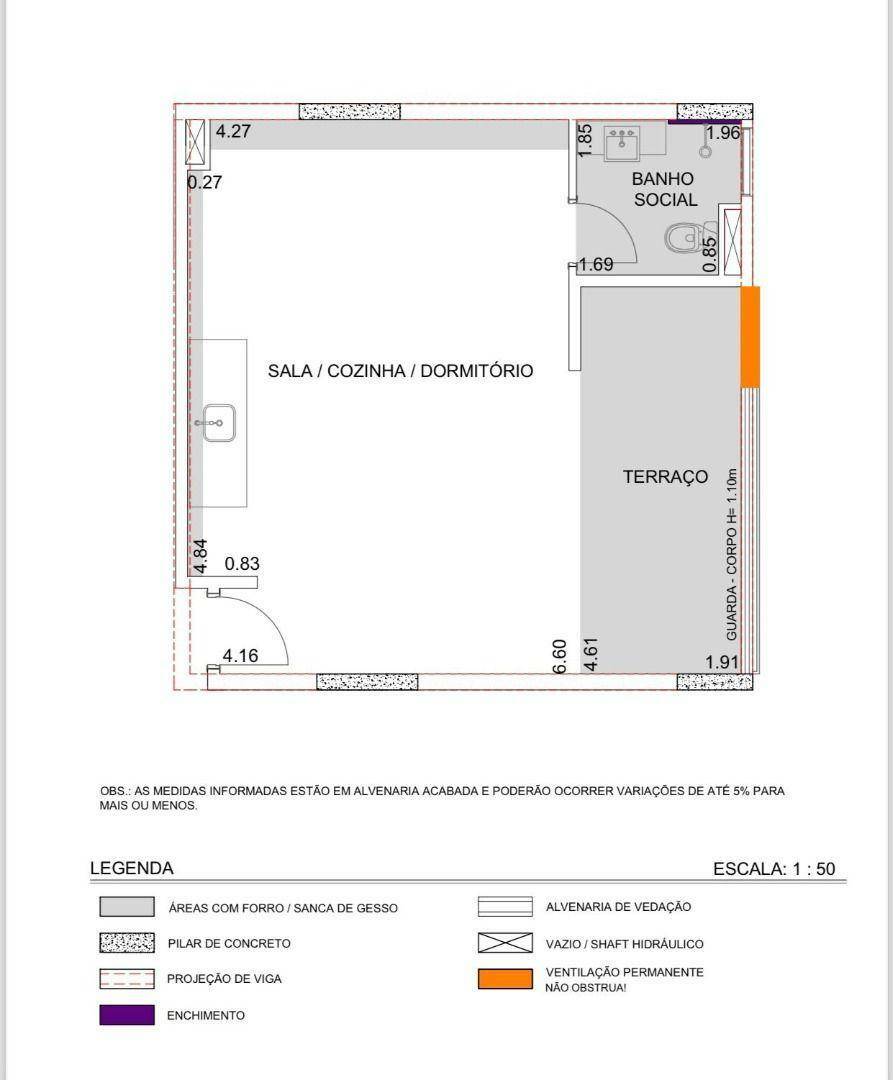 Apartamento à venda e aluguel com 1 quarto, 53m² - Foto 23