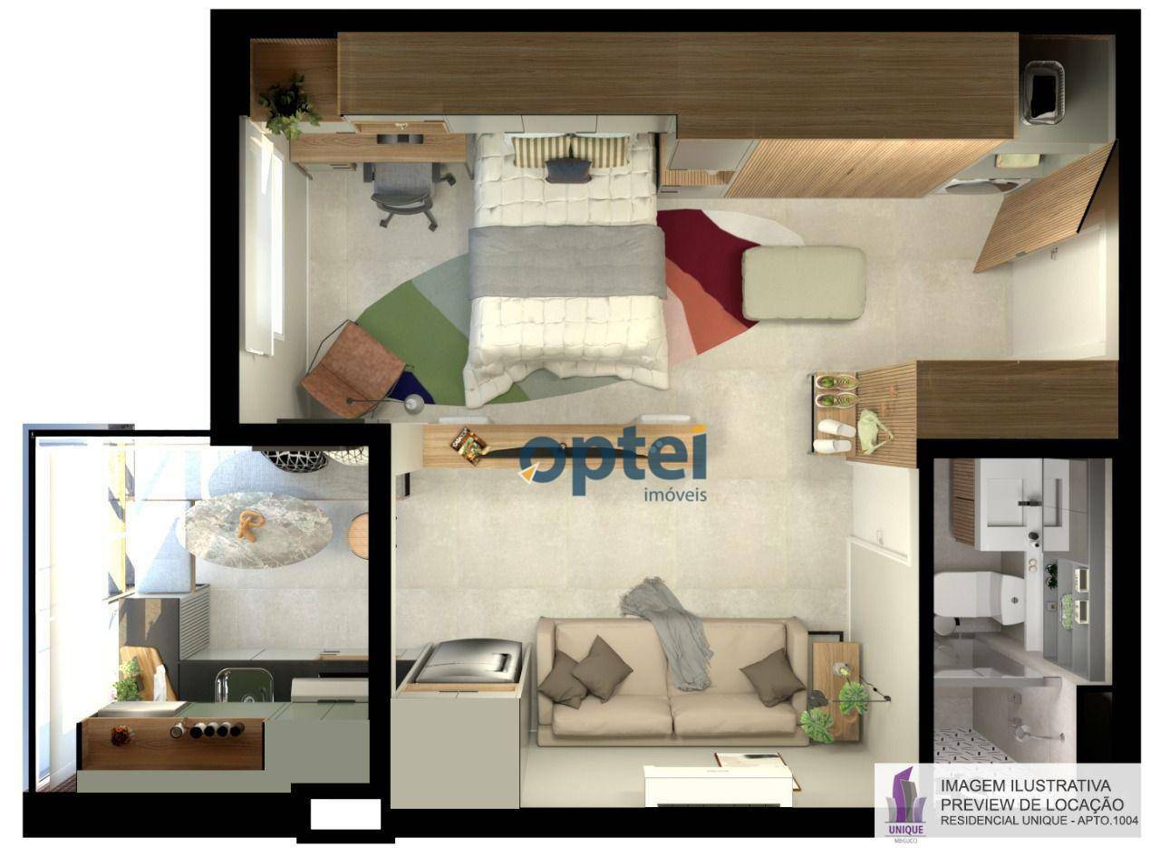 Loft para alugar com 1 quarto, 36m² - Foto 13