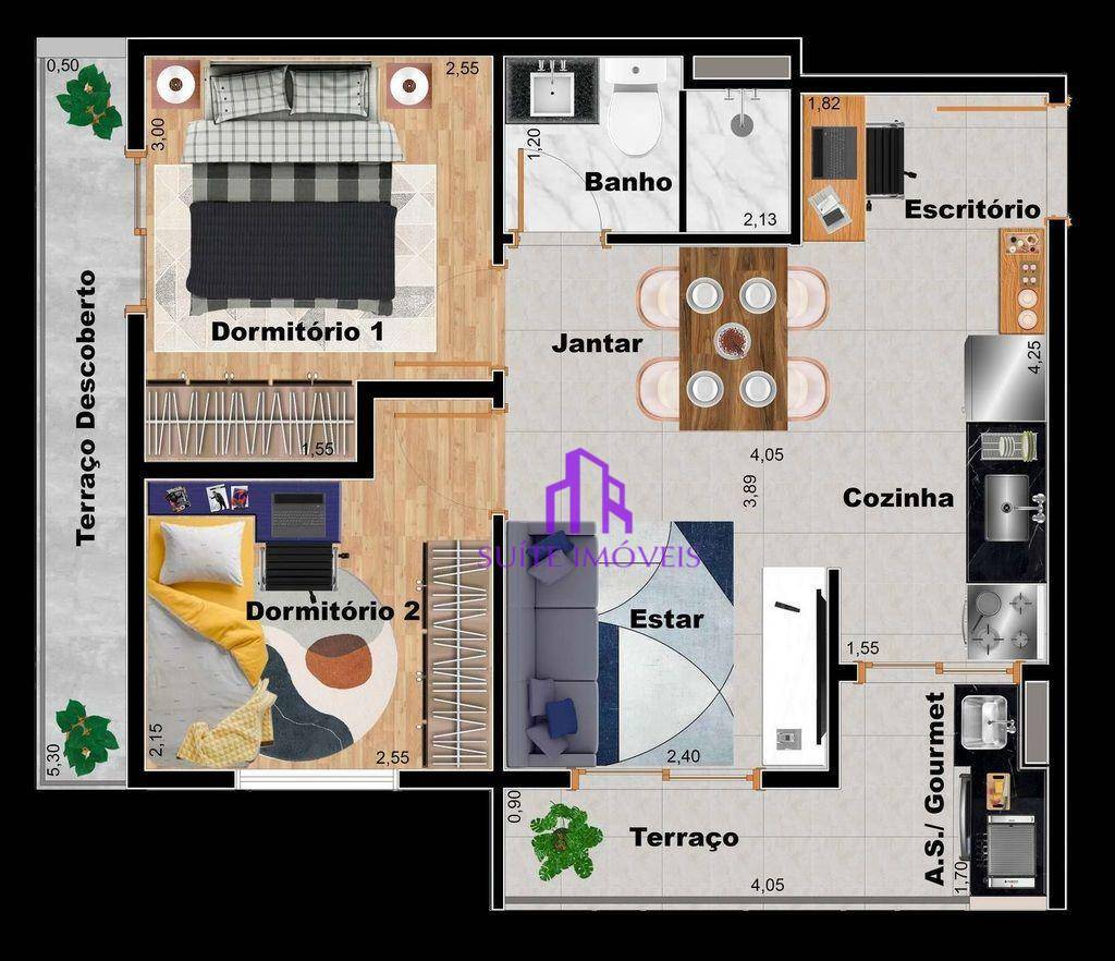 Apartamento à venda com 2 quartos, 44m² - Foto 23