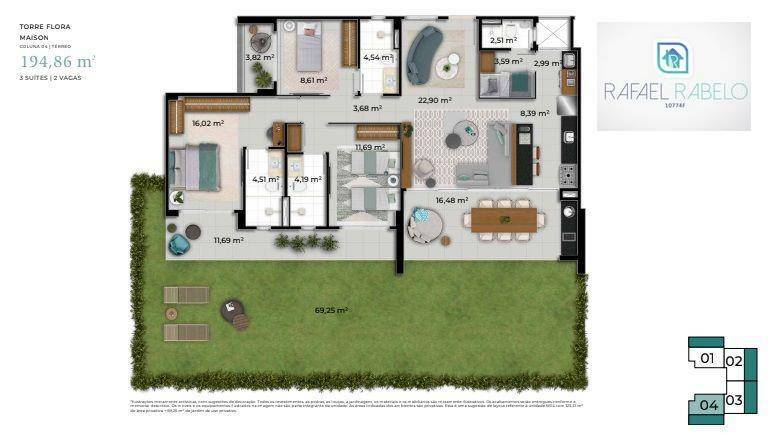 Apartamento à venda com 3 quartos, 124m² - Foto 5