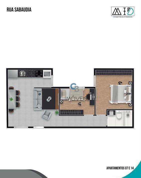 Apartamento à venda com 2 quartos, 41m² - Foto 15