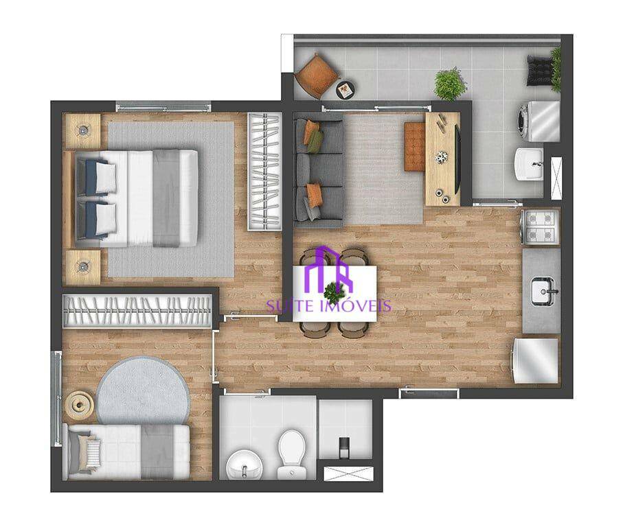 Apartamento à venda com 1 quarto, 26m² - Foto 20