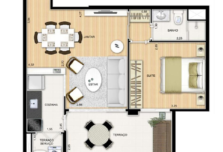 Apartamento à venda com 1 quarto, 51m² - Foto 20