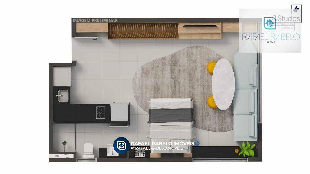 Apartamento à venda com 1 quarto, 36m² - Foto 30