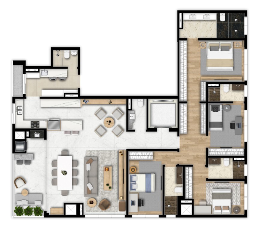 Apartamento à venda com 2 quartos, 125m² - Foto 64