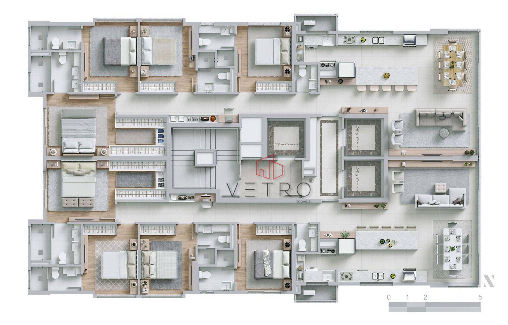 Apartamento à venda com 4 quartos, 223m² - Foto 102