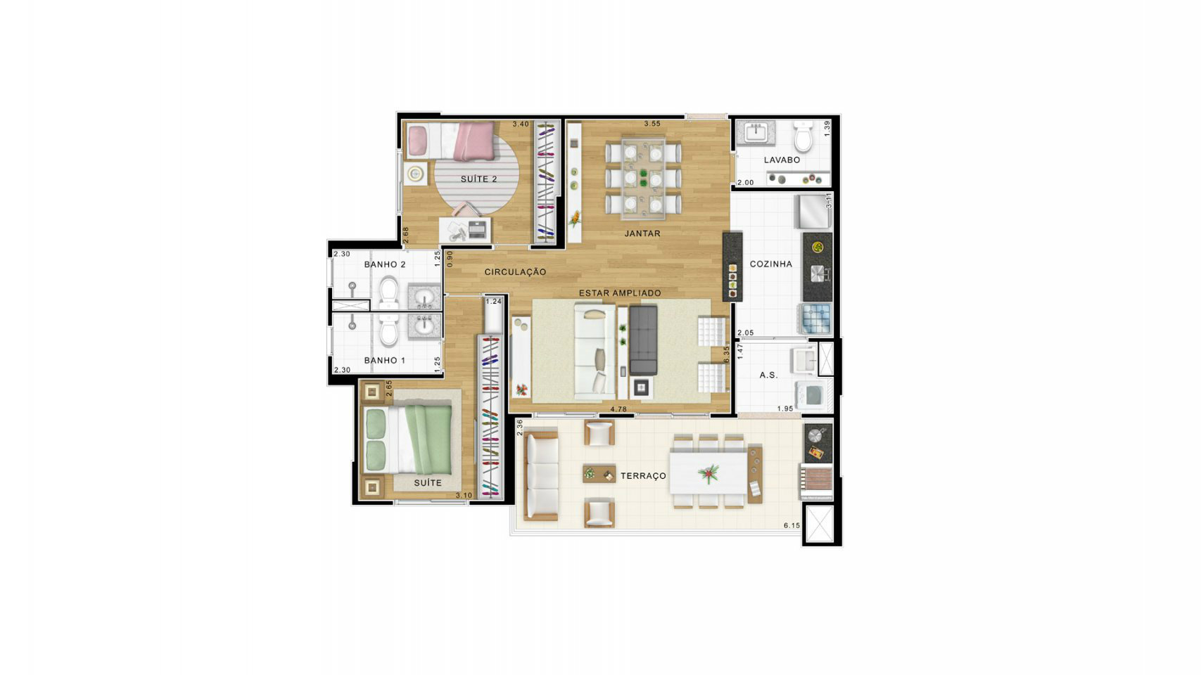 Apartamento à venda com 4 quartos, 112m² - Foto 10