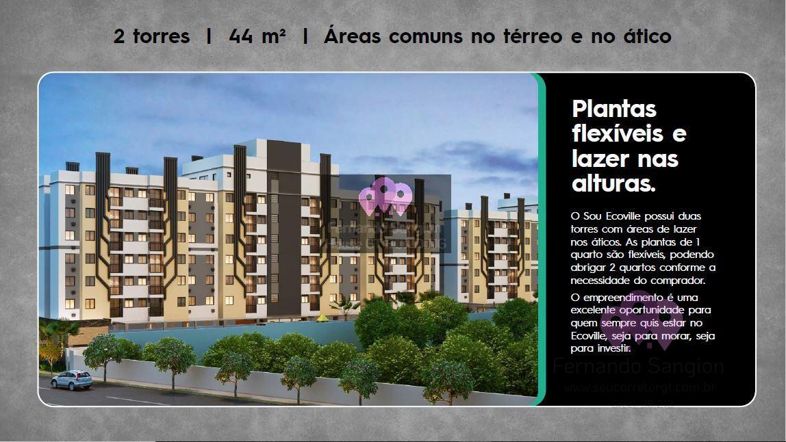 Apartamento à venda com 2 quartos, 43m² - Foto 2