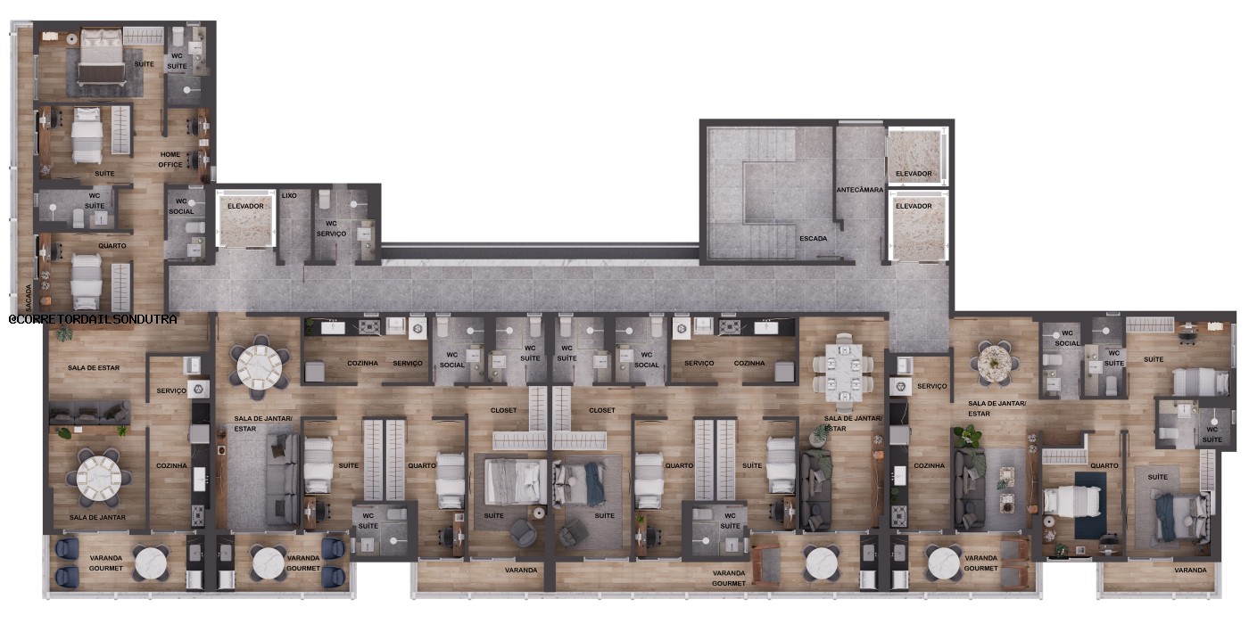 Apartamento à venda com 3 quartos, 105m² - Foto 18