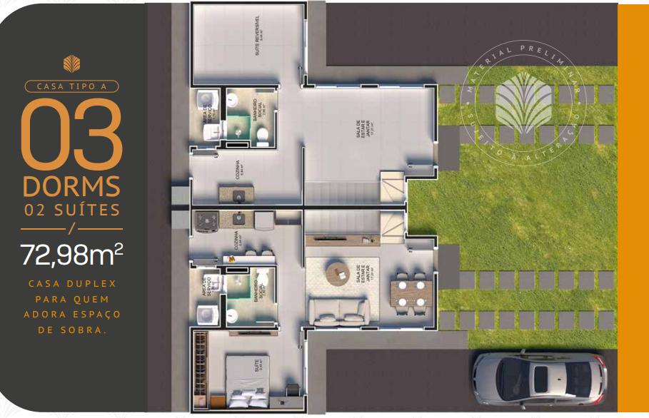 Casa à venda com 3 quartos, 72m² - Foto 17