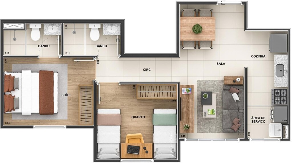 Apartamento à venda com 2 quartos, 489m² - Foto 23