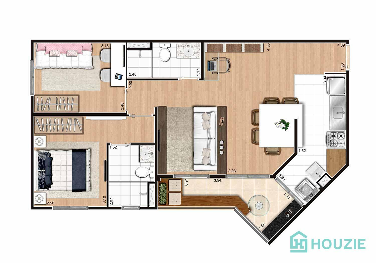 Apartamento à venda com 3 quartos, 65m² - Foto 26