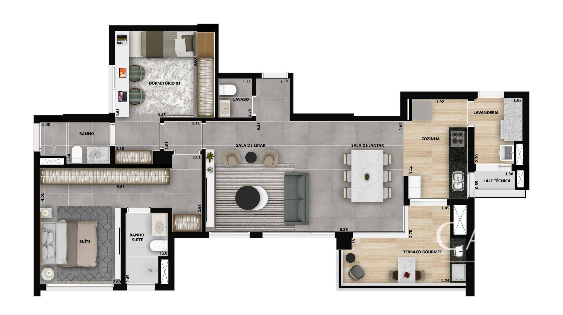 Apartamento à venda com 3 quartos, 111m² - Foto 35