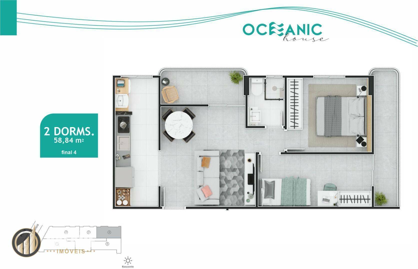 Apartamento à venda com 2 quartos, 67m² - Foto 34