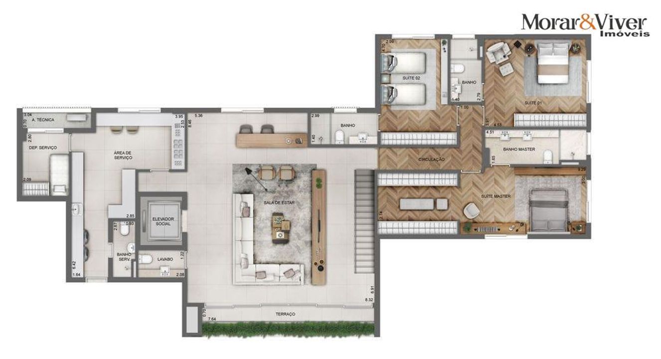 Cobertura à venda com 3 quartos, 302m² - Foto 42