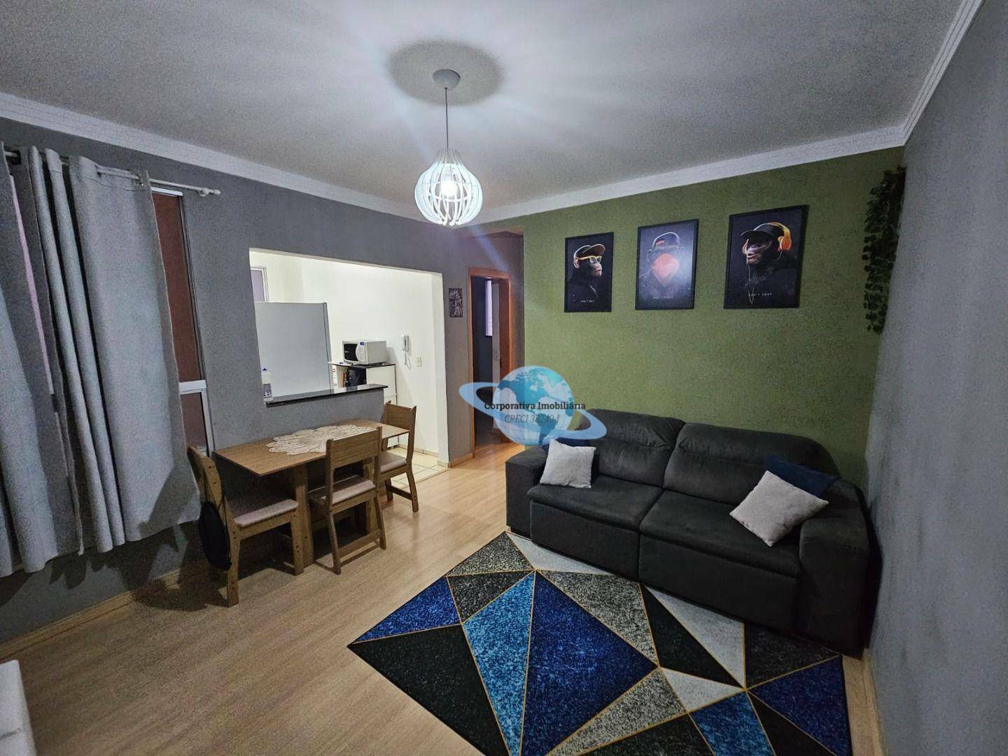 Apartamento à venda com 2 quartos, 47m² - Foto 2