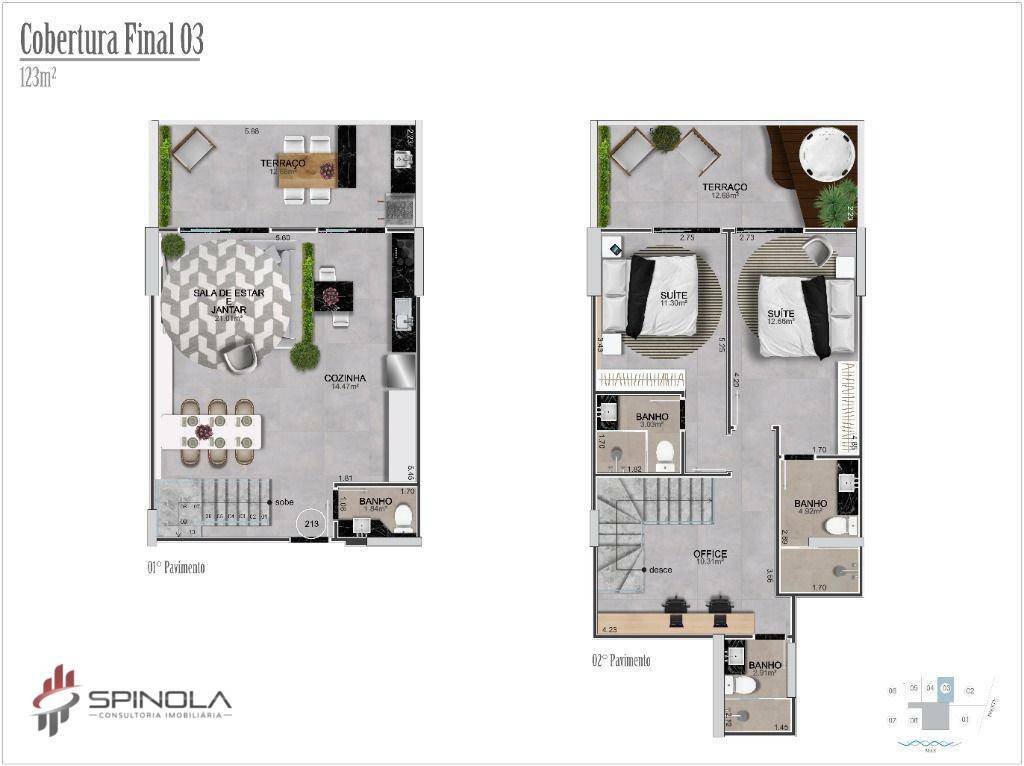 Apartamento à venda com 2 quartos, 97m² - Foto 33