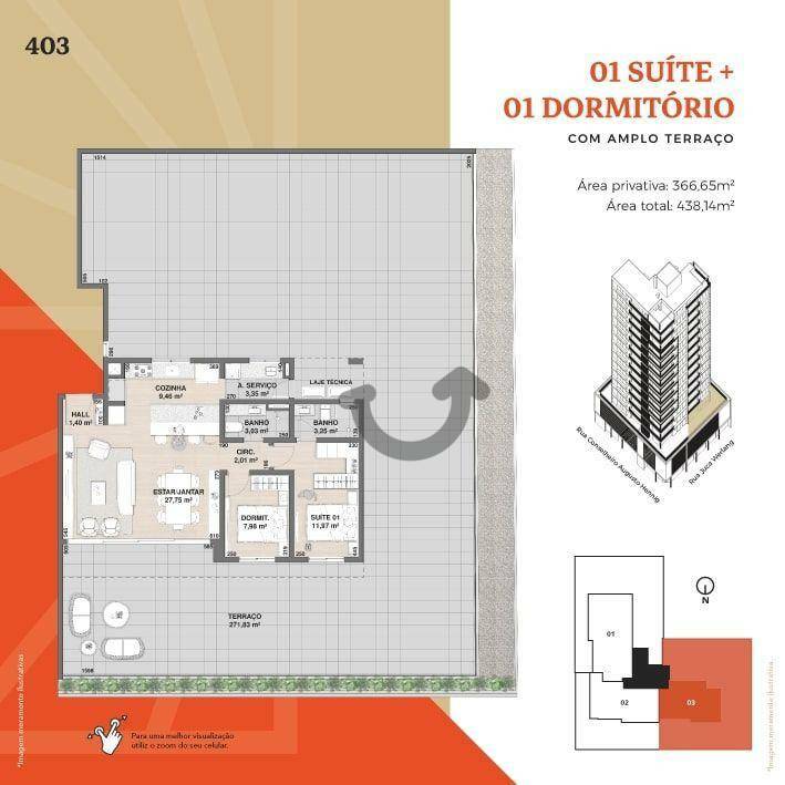 Apartamento à venda com 2 quartos, 90m² - Foto 3