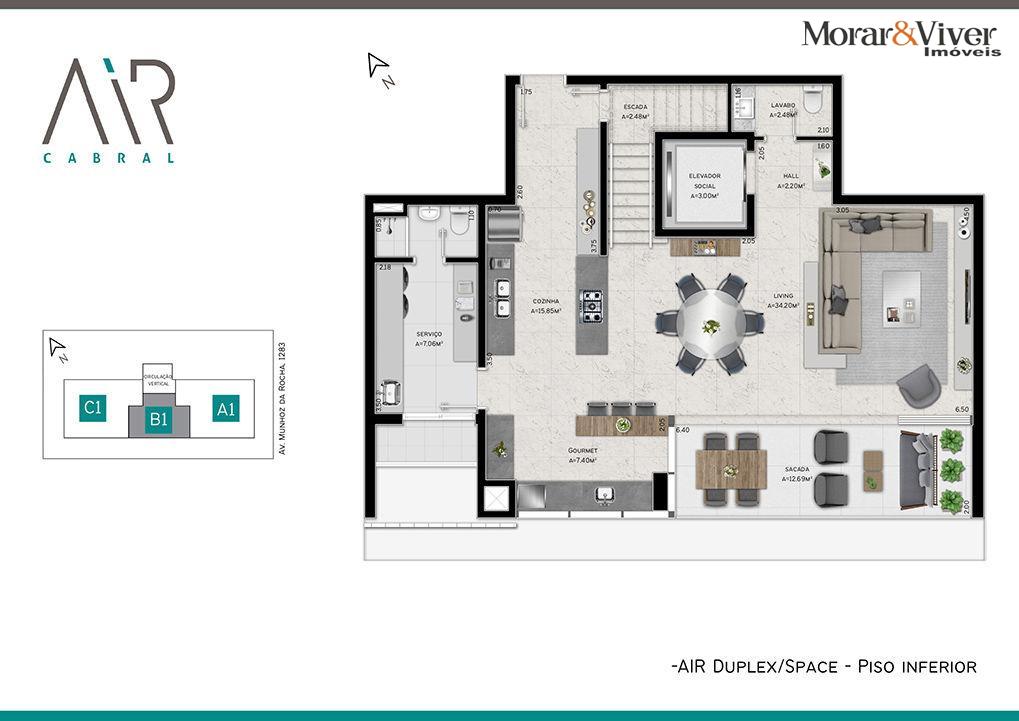 Apartamento à venda com 3 quartos, 190m² - Foto 20