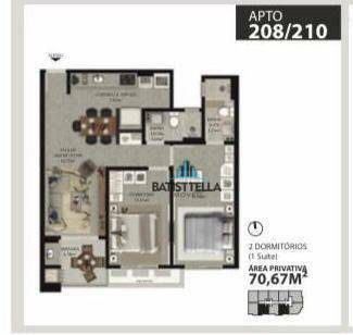 Apartamento à venda com 2 quartos, 70m² - Foto 9