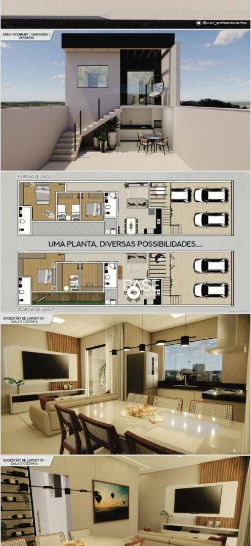 Casa, 3 quartos, 90 m² - Foto 3