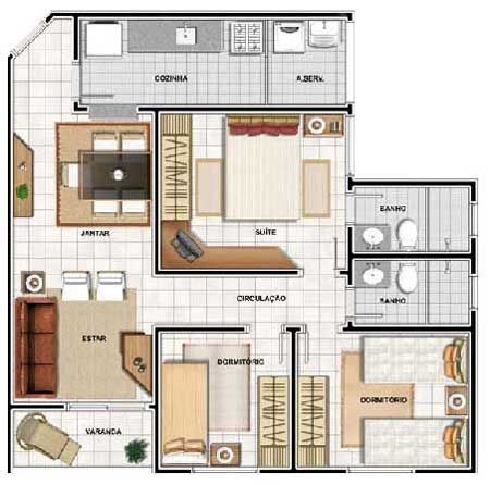 Apartamento à venda com 3 quartos, 72m² - Foto 4