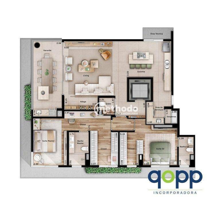 Apartamento à venda com 3 quartos, 154m² - Foto 24