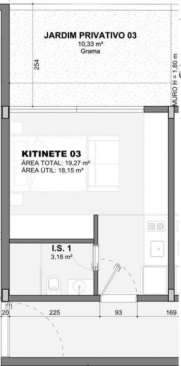 Apartamento à venda com 1 quarto, 29m² - Foto 8