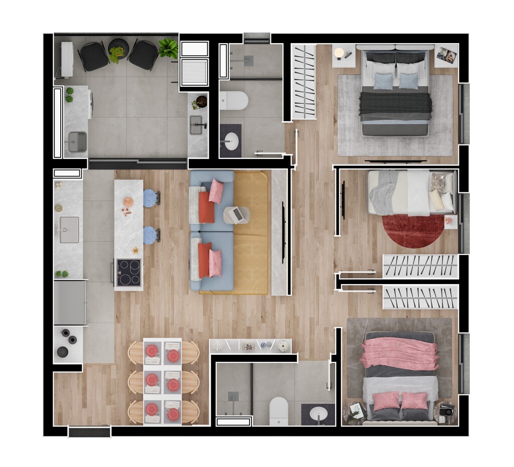 Apartamento à venda com 2 quartos, 57m² - Foto 27